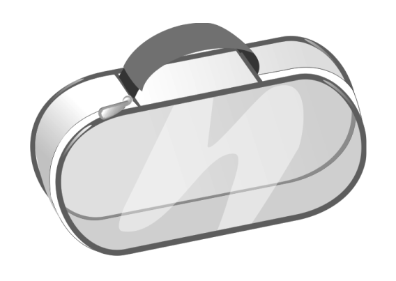 прозрачная косметичка ПВХ, окантовка - кедер, молния по периметру лицевой стороны до ручки, возможно нанесение логотипа